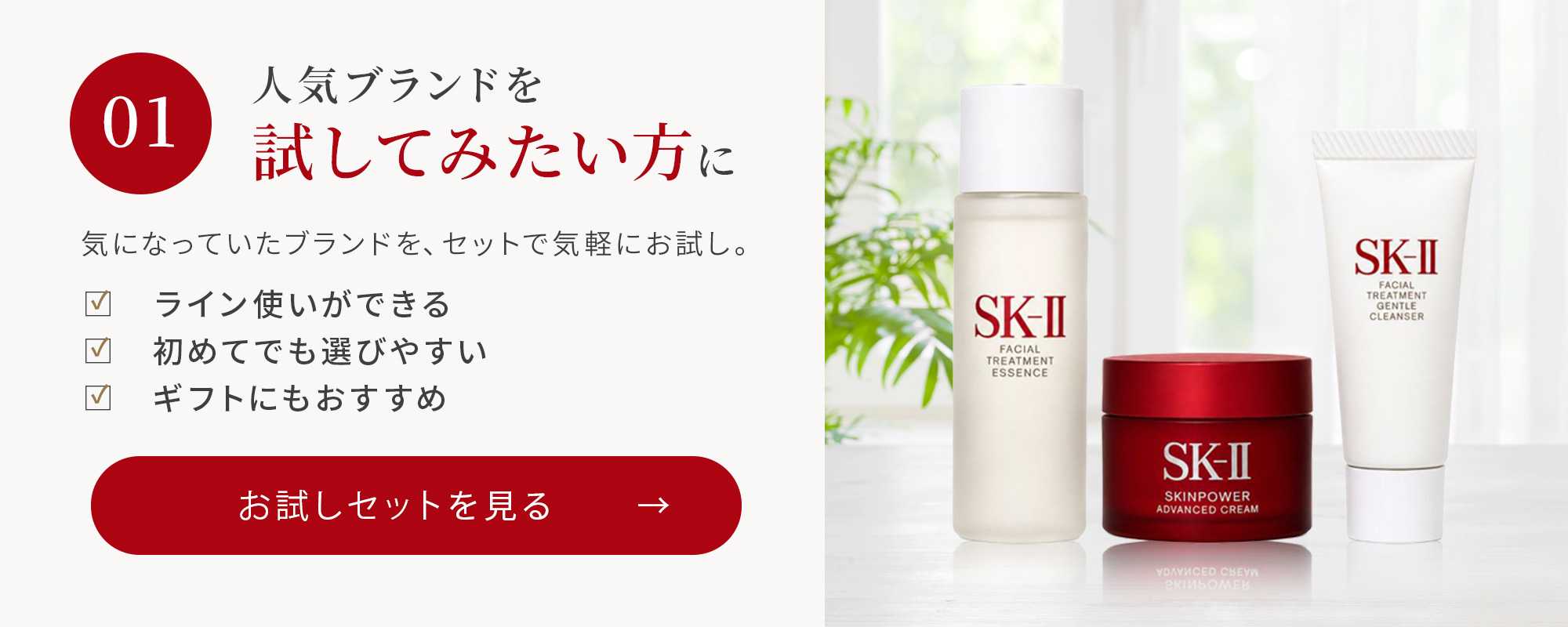 人気ブランドお試しセット